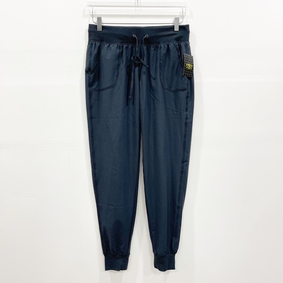 Athletic Works Rib Cuff Woven Pant Grey Jogger S - Picture 2 of 7